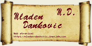 Mladen Danković vizit kartica